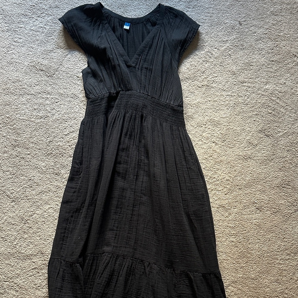 Old Navy Black Maxi Dress